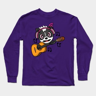 Guitarist Melody Skunk Long Sleeve T-Shirt